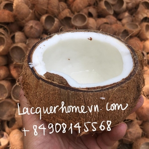 Juego de cuencos de coco natural, alta calidad - Product Image 1