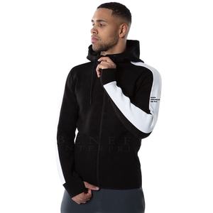 Sudadera con capucha de algodón para hombre, con cremallera, 100% algodón - Product Image 1