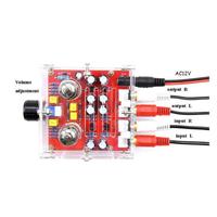 Taidacent XH-A201 6J1 HIFI Classe A Ton Conseil avec Étui En Cristal Audiophile Préampli à lampes De Tube Électronique Amplificateur