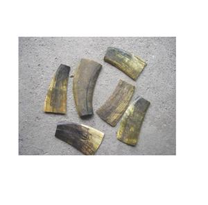 Placas negras de cuerno de búfalo con rayas blancas para marco óptico y mango de cuchillo a bajo precio con diferentes tamaños - Product Image 1