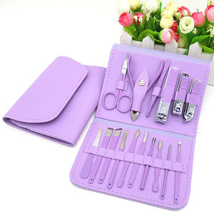 Tailleurs — coupe-ongles, ensemble de manucure, en acier inoxydable, Durable, pour doigts, OEM, meilleur prix, 15 pièces - Product Image 2