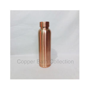 Customized 500ml Copper Purifier <b>Bottle</b> Eco-Friendly Direct Drinking Lid Minimalist Outdoor Yoga Applicable <b>Metal</b> Material - Product Image 1