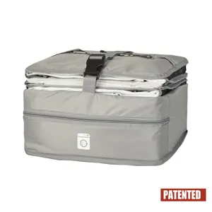 Organizador de almacenamiento colgante plegable patentado viaje hogar viaje armario móvil ahorro de espacio equipaje viaje cubos de embalaje