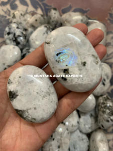 หินมูนสโตนสีรุ้งแบบพรีเมี่ยมสำหรับงานฝีมือคริสตัลอื่น - Product Image 3