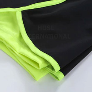 2023 nouveau personnalisé hommes été Fitness course Shorts solide motif Gym Shorts taille élastique haute rue XS confortable actif - Product Image 5