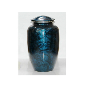 Parches de METAL de aluminio para cremación de adultos, urnas para suministros funerarios, color azul oscuro, el mejor precio - Product Image 3