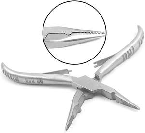 Kit Profesional de Herramientas de Acero Inoxidable para Extensiones de Cabello: Alicates Personalizables, Set de Micro Anillos, Agujas de Bucle y Herramienta para Tirar Cuentas - Product Image 1