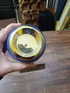 CANDLE <b>TEA</b> <b>LIGHT</b> WITH SILVER PAWS BLACK CREMATION URNS FUNERAL SUPPLIES BRASSWORLD INDIA - Product Image 2