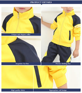 Factory Wholesale Tracksuit kids Jogging Set Gym Sports Zipper Up <b>Hoodie</b> Jogger Sweat suits for kids - Product Image 6