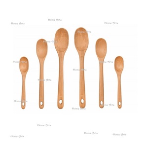 ชุดช้อนไม้5ชิ้นชุดเครื่องใช้บนโต๊ะอาหารขนาดพิเศษออกแบบได้ตามต้องการ - Product Image 3