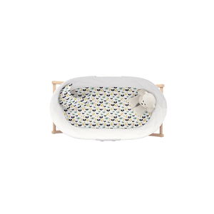 ผ้าฝ้าย100ถักเสื้อพอดีกับแผ่นเปลสำหรับเปลมาตรฐานและที่นอนเด็กวัยหัดเดินอุปกรณ์เสริมธรรมดาผ้าสไตล์ป้องกันเทคนิค - Product Image 1