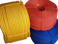 Cordes de pêche torsadées à 3 brins en polypropylène (PP) et polyamide (PA) pour l'Inde, diamètres 2mm, 3mm, 4mm à 24mm, pour emballage