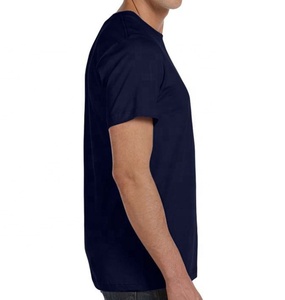 T-shirt en coton polyester blanc pour hommes, haut de marque oem, blanc uni, logo personnalisé imprimé, vente en gros, 100% - Product Image 5