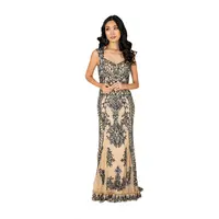 FARAH NAZ - Embroidered Sequined Gown for Women