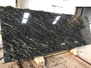 Losa de granito Paradiso negro de calidad superior, superficie pulida, forma de losa grande para diseño de interiores - Product Image 2