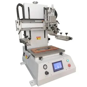 semi auto mini small size desktop vacuum table screen printing machine