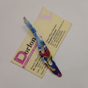 Personal Leaf Shape Stainless Steel Slant Tip Eyebrow Tweezer Private Label Precision Hair Removal Slanted Eye Brow <b>Clips</b> - Product Image 2