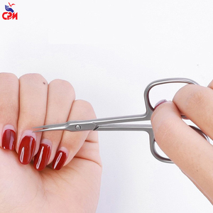 Tijeras para cutículas de diseño ergonómico, tijeras duraderas de acero inoxidable para piel muerta, para pedicura y manicura - Product Image 3