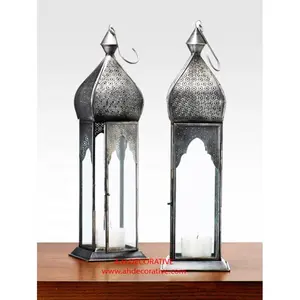 Kerzenhalter Hängende Laterne Strukturiertes klares Kristallglas Bronze Messing rahmen Hängende handgemachte Tee licht halter Lampe