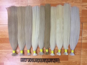 ผมต่อแบบเวอร์จิ้นเรมี่  แบบตรงสลวยเป็นลอนธรรมชาติ นุ่มลื่น น้ำหนัก 100 กรัม - Product Image 3