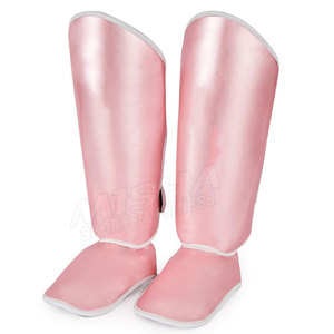Protège-jambes en cuir de haute qualité, protège-yeux en Gel et Gel, tiges pour boxe, Muay thaï, 1 paire - Product Image 1