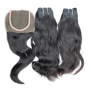 JAE Virgin Cuticle Aligned Indian Remy Hair <b>Extensions</b> Machine Double Weft Weave Bundle 100g From Punjab - Product Image 3