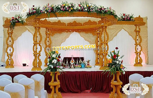 Manavarai-decoración de boda manap tradicional, etapa de boda, Manavarai Tamil Manavarai, Manavarai de la India del Sur, Manavarai - Product Image 6