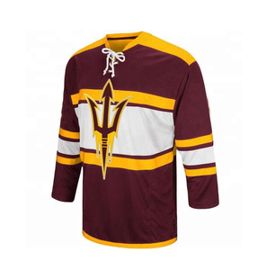 Maillot de hockey sur glace personnalisé de qualité supérieure avec impression par sublimation, broderie et impression numérique, service OEM - Product Image 1