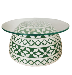 Bandeja de servicio con forma de flor de madera de alta calidad, con nácar brillante, la mejor opción para el Ramadán - Product Image 1