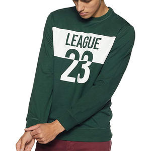 Sudadera personalizada para hombre, de algodón, transpirable, con cuello redondo, de secado rápido, jersey de gran tamaño, 100% - Product Image 1