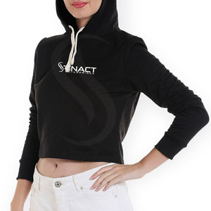 High quality Custom two piece set women clothing 100% cotton oversized long sleeve hoodie womens hoodie - Product Image 5