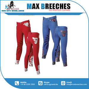 ¡Buen precio en cómodos Jodhpurs de nailon para mujeres, ropa ecuestre de marca privada para montar a caballo en la India! - Product Image 2