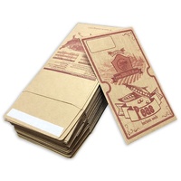 Emballage d'enveloppe en papier kraft pour graines petit mini portefeuille personnalisé