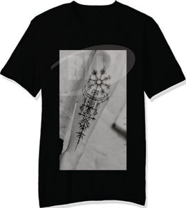 Camiseta con Estampado Gráfico para Hombre, Algodón Premium, Diseño de Cara Sonriente, Cuello Redondo, Estilo Casual Urbano, para Pedidos al por Mayor - Product Image 3