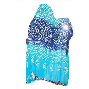 Jaipuri-Algodón dupatta con espejo, funciona al mejor precio - Product Image 1