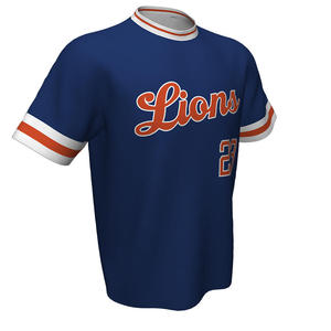 Uniforme de baseball américain personnalisé en maille polyester pour hommes et femmes - Product Image 1