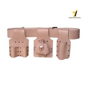 Workpro-pochette à outils de charpentier en cuir, toile, avec ceinture, avec poches, pour le travail, ensemble de plate-forme et pochette, pour outillage - Product Image 4