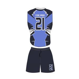 Nouveau paquet vierge personnalisé tendance drapeau d'entraînement de quart-arrière 7 sur 7 ensemble de compression sublimé maillots 7v7 uniforme de football - Product Image 6