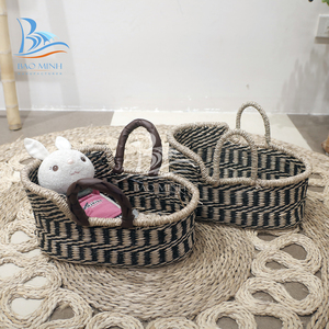 Diseño caliente DIY estilo moda Seagrass Mose muñeca dibujos animados DIY juguete con Material de Bambú - Product Image 6