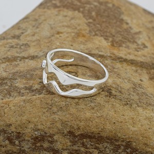 Nouvelle arrivée à la mode bague en pierres précieuses améthyste naturelle 925 en argent sterling massif Design de luxe bande unie bijoux fins à la mode - Product Image 5