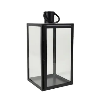 Daily Use Iron Christmas Lantern Hanging Black <b>Mirror</b> Luxury Home Decoration - Product Image 3