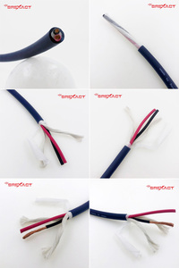 XLPE insulated <b>speaker</b> cable PVC jacket braid shielded cable 2 core twisted pair cable 2.5mm2 copper <b>speaker</b> <b>wire</b> - Product Image 4