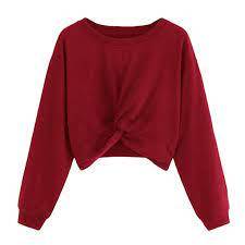 Summer Women Crop <strong>Tops</strong> Solid Round Neck <strong>Drawstring</strong> Slim Fashion Female T Shirt - Product Image 3