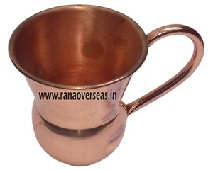 Plain Handmade Moscow Mule Pure Copper Mug for Vodka , Wine , Beer , Cocktail , Soft Drink - Product Image 3