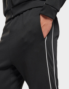 Pantalones de chándal informales para mujer, pantalón holgado con estampado de letras y bloque de Color largo para el sudor - Product Image 3