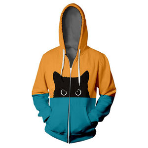 Sweat à capuche en coton polaire pour hommes, vêtements épais avec fermeture éclair, Design moderne de haute qualité - Product Image 5