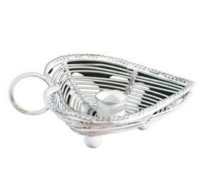 ผู้ถือเทียนโลหะคุณภาพสูงวางโต๊ะวางบนโต๊ะผู้ค้าส่ง OH HEART DESIGN HAND GRIP METAL T-LIGHT - Product Image 1