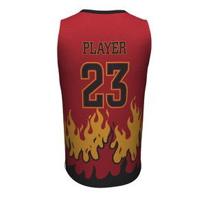 Uniforme de baloncesto para jóvenes, ropa de malla personalizada y barata, diseños personalizados con el nombre del equipo, venta al por mayor - Product Image 3