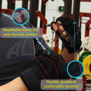 Logo personnalisable Gants d'entraînement de 18 + pouces Gants d'haltérophilie sur mesure avec support de 18 + pouces - Product Image 4