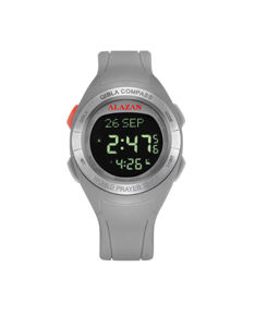 Montre <span class=keywords><strong>de</strong></span> prière islamique musulmane avec heure <span class=keywords><strong>de</strong></span> l'Adhan, boussole Qibla, étanche, en plastique, pour garçon et fille, montres <span class=keywords><strong>de</strong></span> sport en caoutchouc - Product Image 3